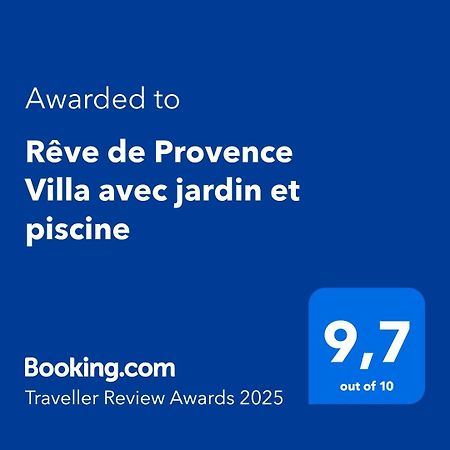 Rêve de Provence Villa avec jardin et piscine Forcalquier Extérieur photo